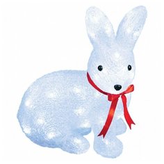 Фигурка Uniel Зайчик 32 см белый