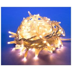 Гирлянда Uniel нить ULD-S1000-120/TBK 1000 см, 120 ламп, теплый белый/черный провод