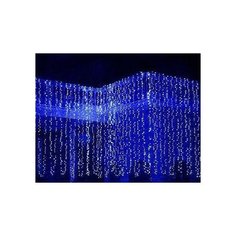 Гирлянда Uniel Занавес ULD-C2030-240/SWK, 300 х 200 см, 240 ламп, синий/белый провод