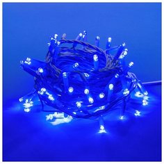 Гирлянда Uniel нить ULD-S1000-120/TWK, 1000 см, 120 ламп, синий/белый провод