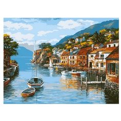 Paintboy Картина по номерам "Прибрежный город" 30х40 см (EX5237)