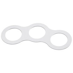 Декоративная рамка Novotech Metis на три светильника 357917 / 357918 белый