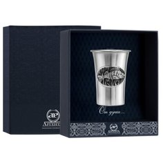 АргентА Стопка "Окунь" с чернением