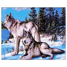 Арт Узор картина по номерам "Волки" 30х40 см (1063956)