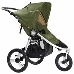 Прогулочная коляска Bumbleride Speed camp green, цвет шасси: серебристый