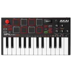 Синтезатор AKAI MPK Mini Play черный/красный