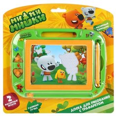 Доска для рисования детская Играем вместе Ми Ми Мишки (HS8006KSMIMI) зеленый/желтый