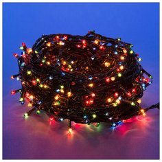 Гирлянда Uniel UL-00003947, 500 ламп, разноцветный/зеленый провод