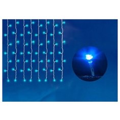 Гирлянда Uniel UL-00006420, 160 ламп, синий/прозрачный провод