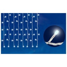 Гирлянда Uniel занавес 06738 (150 x 150 см), 160 ламп, белый/прозрачный провод