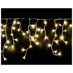 Гирлянда Uniel бахрома UL-00005278 (480 х 60 см), 175 ламп, теплый белый/белый провод