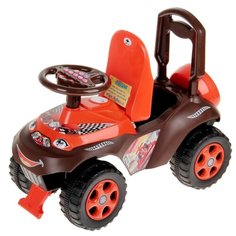 Каталка-толокар Doloni Автошка (013117) со звуковыми эффектами коричневый