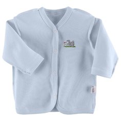 Распашонка Наша мама размер 56, голубой