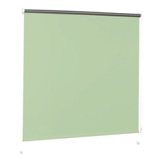 Рулонная штора Brabix миниролло Блэкаут светло-зеленый, 70х175 см