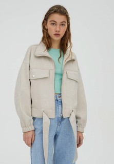 Куртка кожаная Pull&Bear