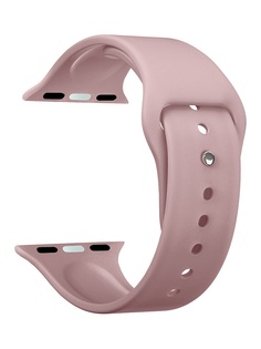 Аксессуар Ремешок Deppa для APPLE Watch 44mm/42mm Band Silicone Pink 47131