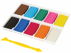 Набор для лепки Brauberg Пластилин классический 10 цветов 250g 103349