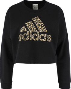 Свитшот женский adidas Leopard, размер 52-54