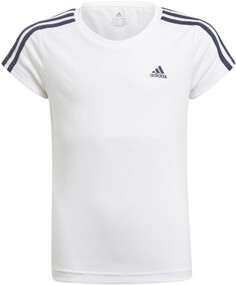 Футболка для девочек adidas 3-Stripes, размер 164