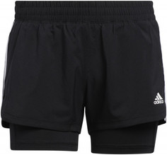 Шорты женские adidas Pacer 3-Stripes, размер 46-48