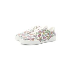 Кожаные кеды Versace