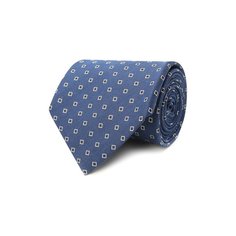 Галстук из шелка и льна Brioni