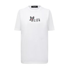 Хлопковая футболка Dsquared2