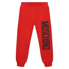 Хлопковые джоггеры Moschino