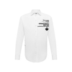 Хлопковая рубашка Dsquared2