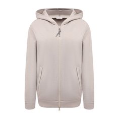 Кардиган из смеси хлопка и шелка Brunello Cucinelli