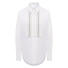 Хлопковая рубашка Brunello Cucinelli