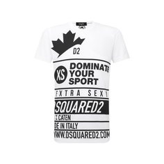 Хлопковая футболка Dsquared2
