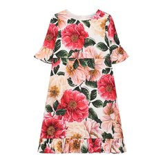 Платье из вискозы Dolce & Gabbana