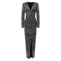 Платье из вискозы Balmain