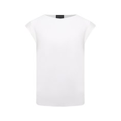 Футболка из вискозы Emporio Armani