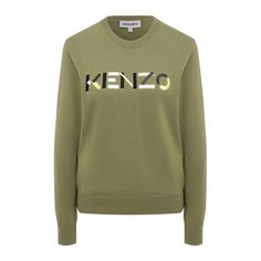 Хлопковый пуловер Kenzo