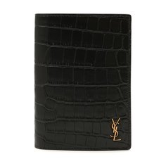 Кожаная обложка для паспорта Saint Laurent