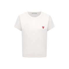 Хлопковая футболка Alexander Wang