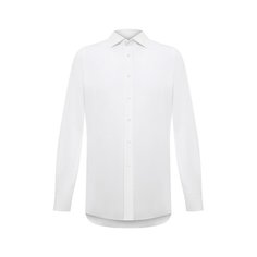 Сорочка из хлопка и льна Brioni