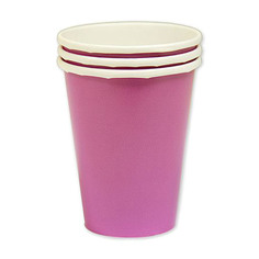 Набор стаканов Amscan Bright Pink 266 мл 8 шт