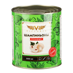 Шампиньоны Victoria резаные 3,1 л