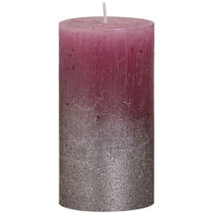 Свеча декоративная Bolsius Rustic old pink 13х6,8 см
