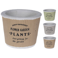 Кашпо Koopman Garden рифленое 16,5 см в ассортименте