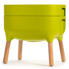 Кашпо на ножках Plastia Urbalive green 48 см