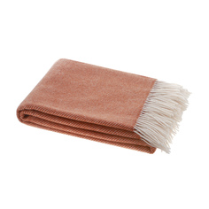 Плед Home Blanket Diagonal Бежевый с белым 140х200 см
