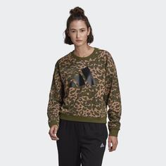 Джемпер adidas Sportswear Leopard-Print