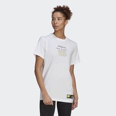 Футболка для бега Graphic adidas Performance