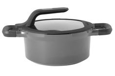 Кастрюля с крышкой Gem grey Berg Hoff