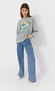 Stradivarius Толстовка Sprite Женская Коллекция Аквамарин Xl
