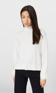 Stradivarius Укороченный Топ Soft Touch Женская Коллекция Ванильный S
